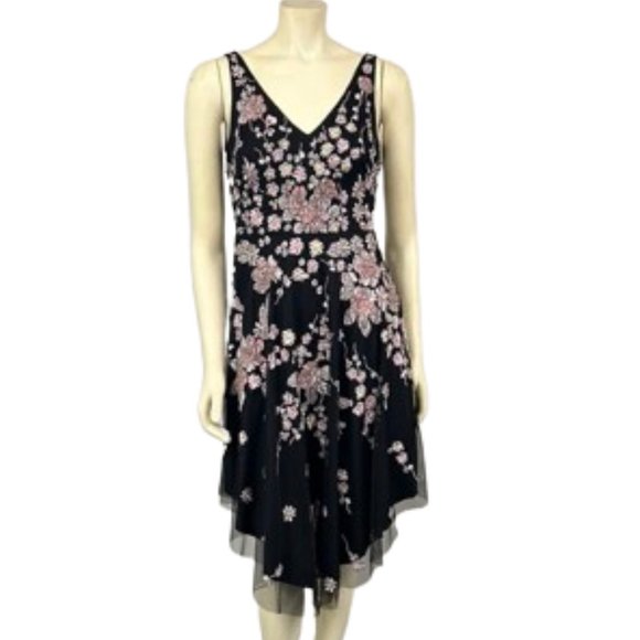 Aidan Mattox beaded dress, size 0 - Picture 1 of 10